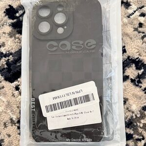 Black Phone Case for iPhone 16